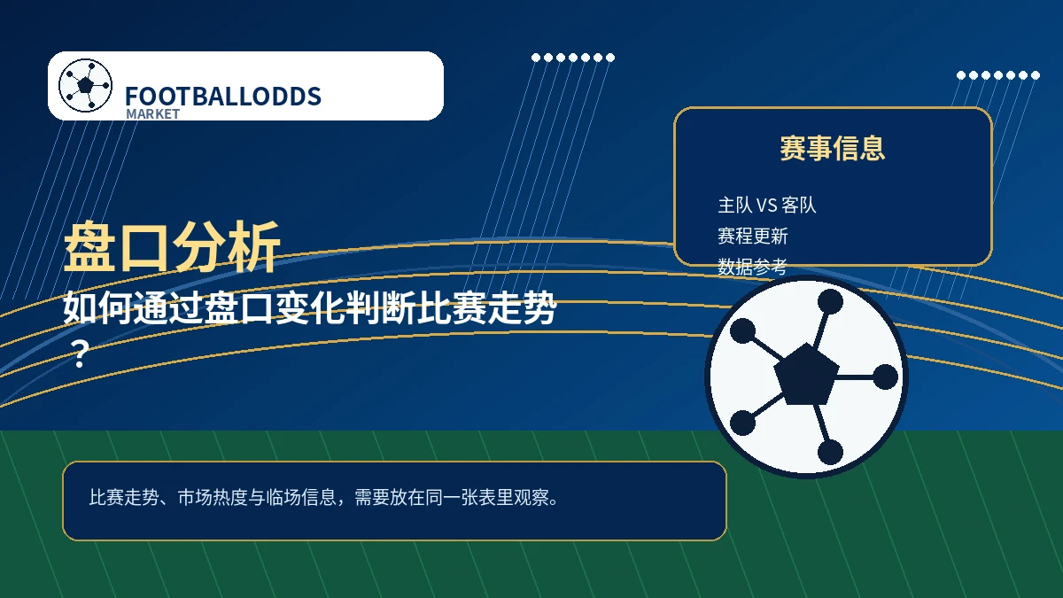 如何通过盘口变化判断比赛走势？